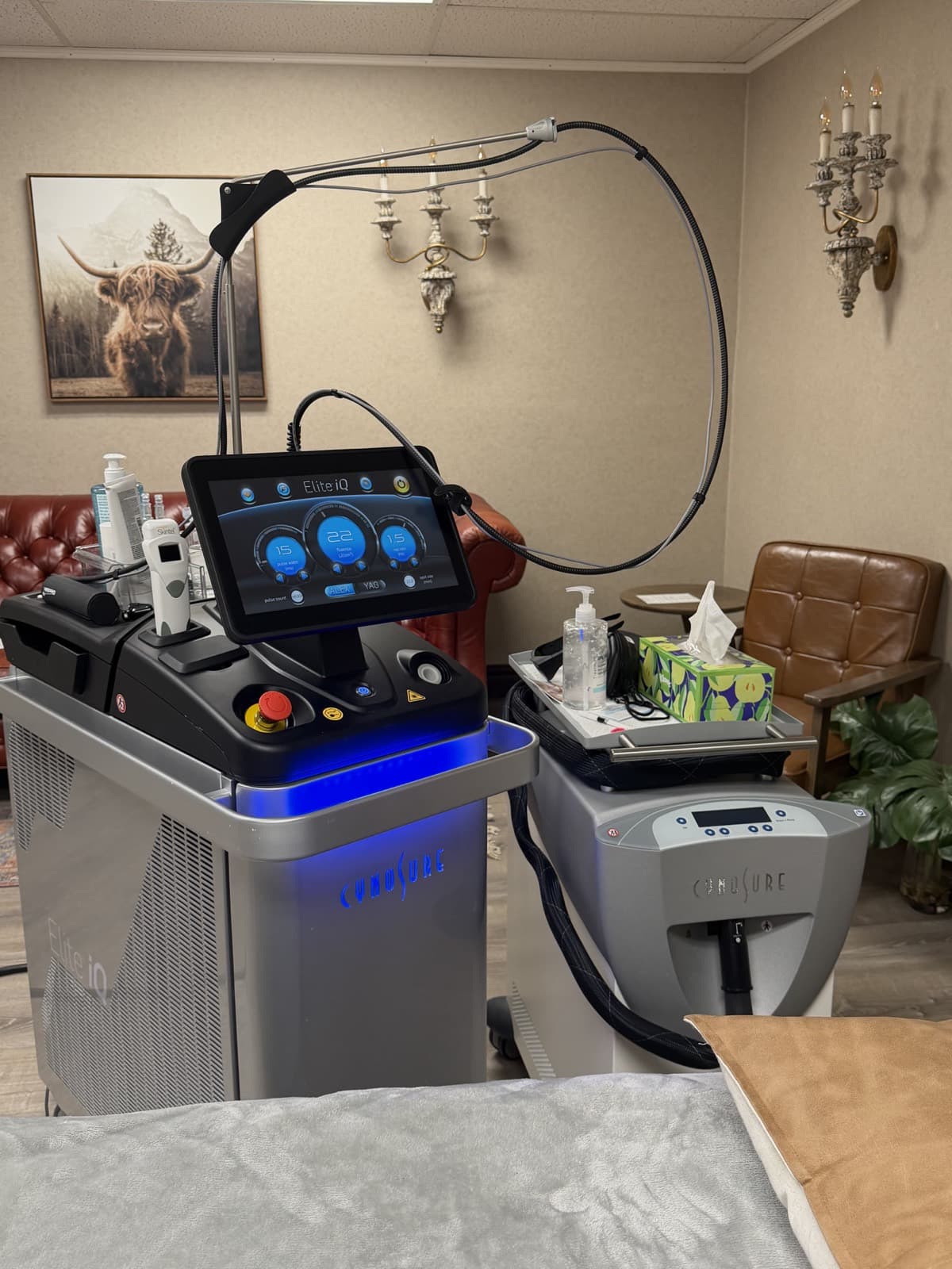 Cynosure Elite iQ laser hair removal system at LNO Boutique in Centennial, Denver