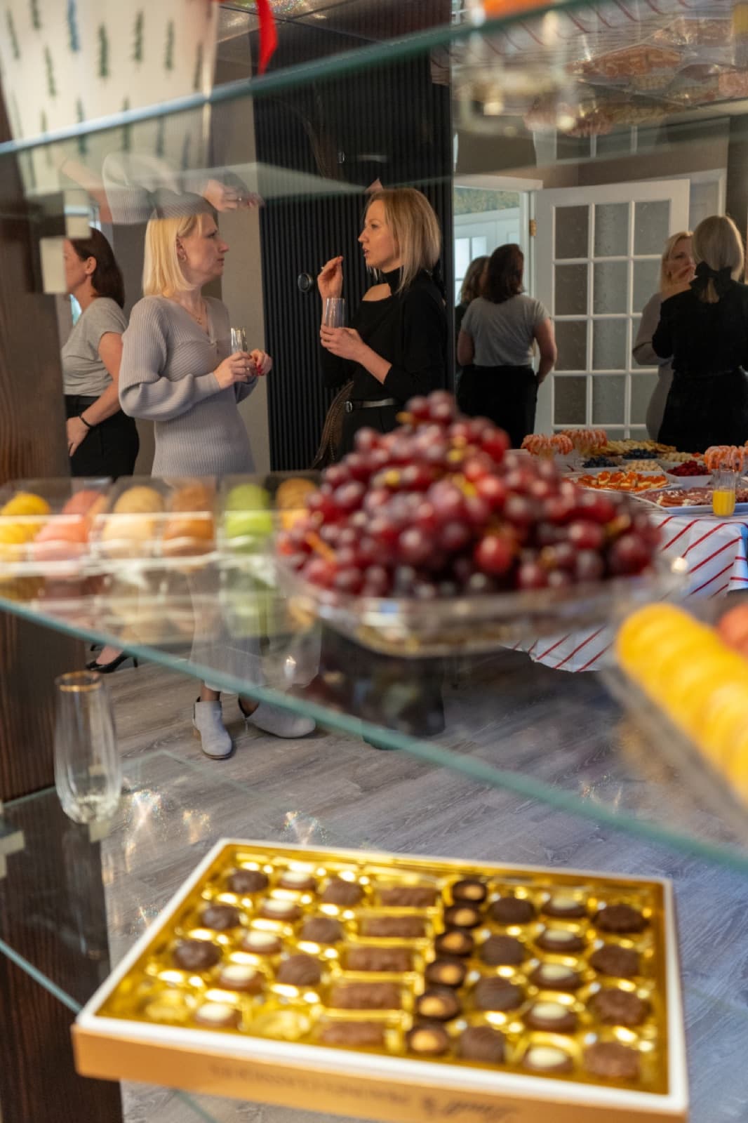 Macarons, Prosecco and treats laid out at LNO Boutique day spa in Centennial, the kind of spa day a gift card buys