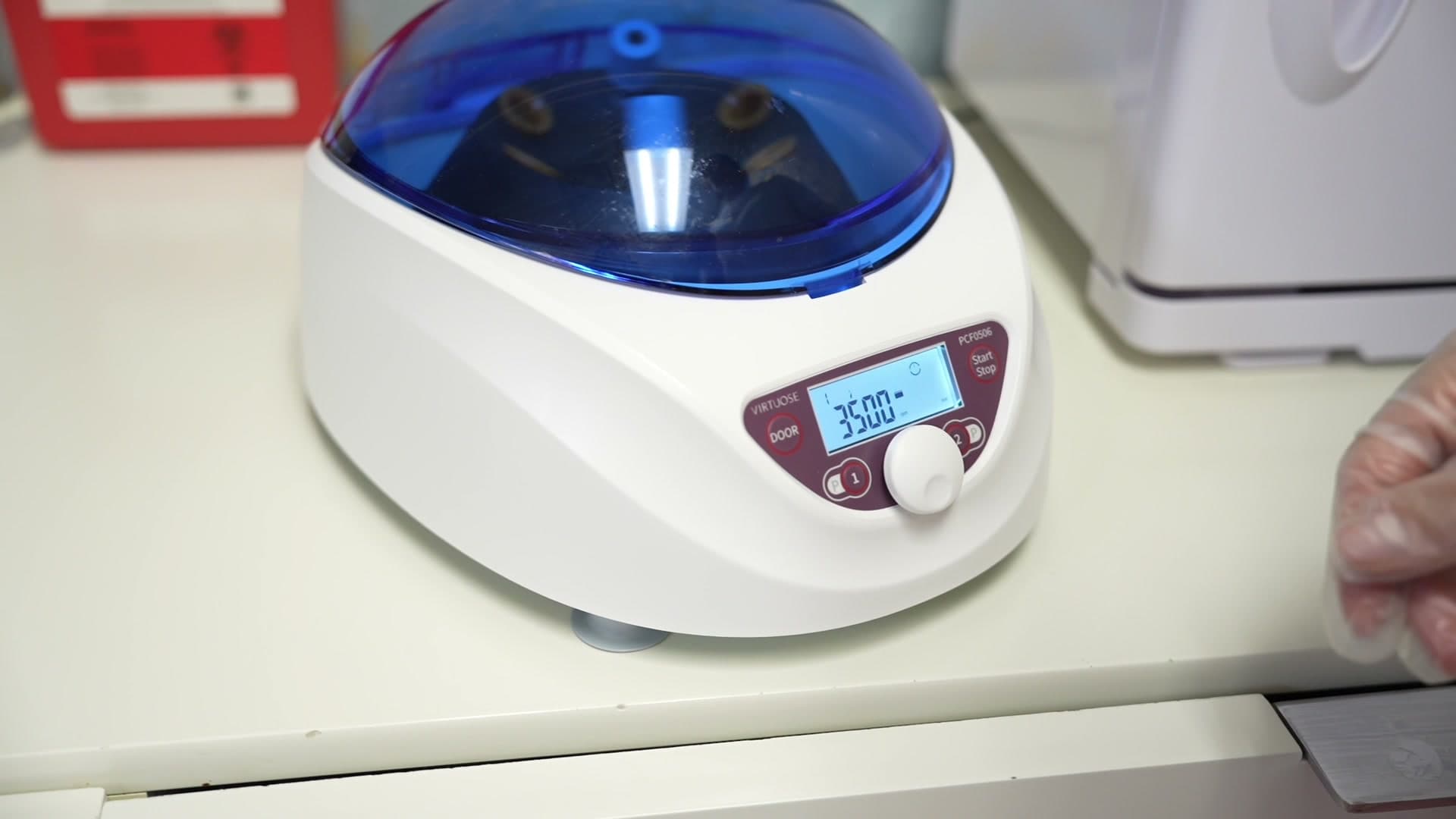 Centrifuge separating platelet-rich plasma at LNO Boutique in Centennial