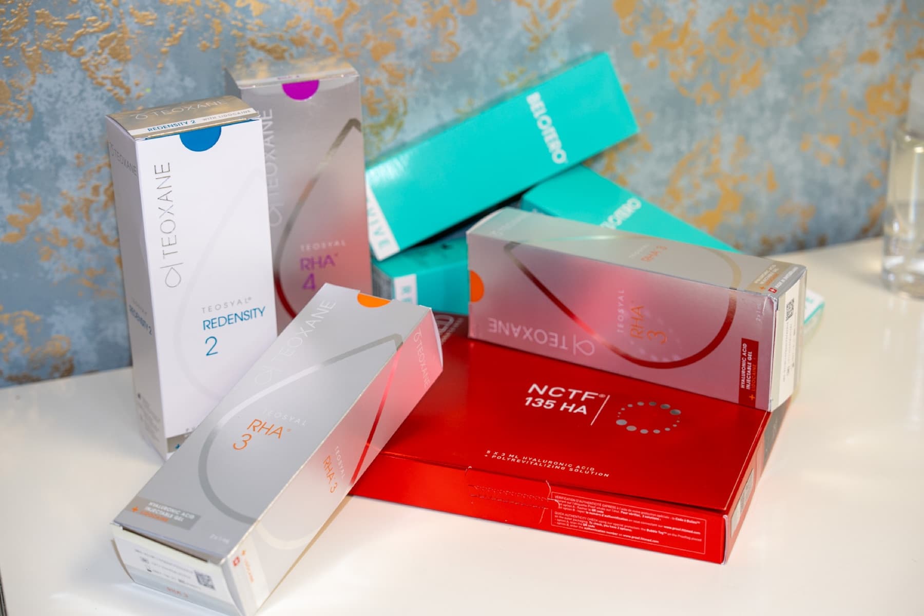Hyaluronic acid skin boosters used for biorevitalization at LNO Boutique in Centennial, Colorado